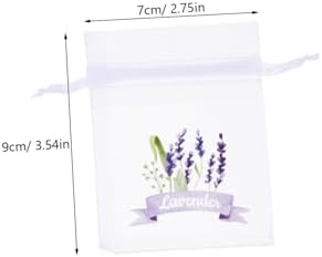 BESPORTBLE 20pcs Mesh Lavender Sachet Bags with Drawstring Closure