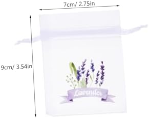Ciieeo 20pcs Empty Drawstring Sachet Pouches for Lavender