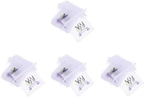 LUOZZY 80 Pcs Lavender Sachet Bags with Drawstring 1