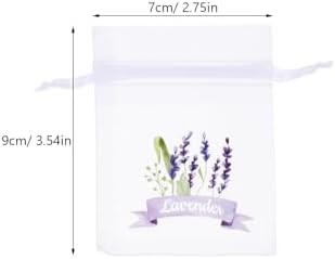 LUOZZY 80 Pcs Lavender Sachet Bags with Drawstring 1