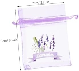 Garneck 20pcs Lavender Drawstring Bags for Home Fragrance Storage and Organization