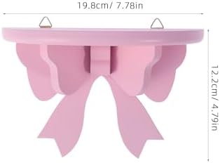 Zerodeko 4pcs Semicircle Wall Shelf Book Storage Holder for Kids Room