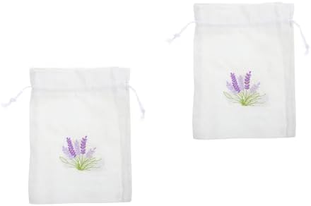 2pcs Lavender Sachet Drawstring Bags for Wedding Favors