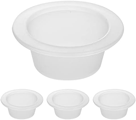 ASAWASA 4 Pcs Silicone Wax Warmer Liners Reusable