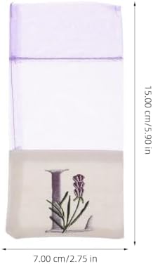 LOGOFUN 10PCS Lavender Sachet Drawstring Bags