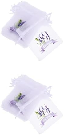 LUOZZY 40 pcs Lavender Sachet Bags with Drawstring