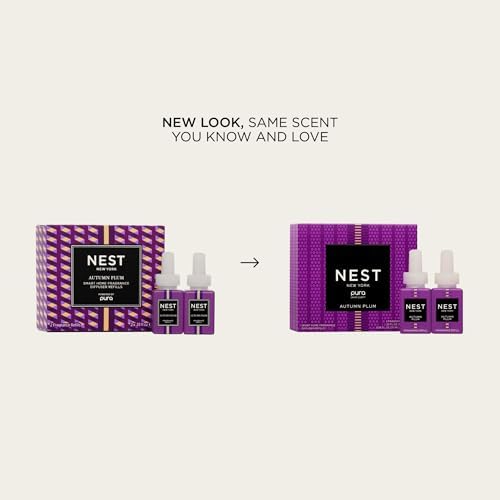 NEST New York Smart Vials Refill Set of 2 Autumn Plum