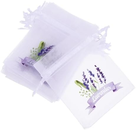 CORHAD 20pcs Empty Perfume Bags Drawstring Closure for Lavender Potpourri