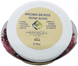Rose Buds Scented Aroma Sachet Beads 5 Oz Jar
