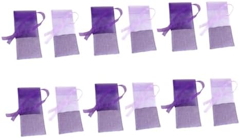 COLLBATH 24pcs Lavender Sachets Empty Bags for Home Fragrance