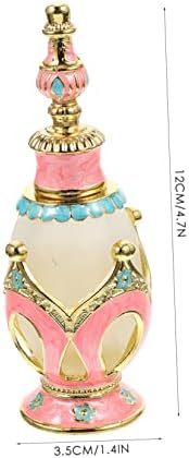 Elegant Arabian Perfume Bottle for Essential Oils Travel Portable Crown Design