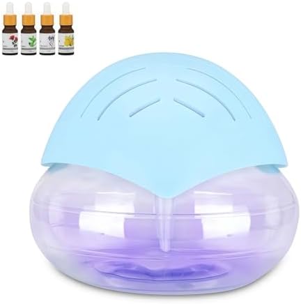Air Purifier with 4 Bottles of Perfume Blue LED Night Light