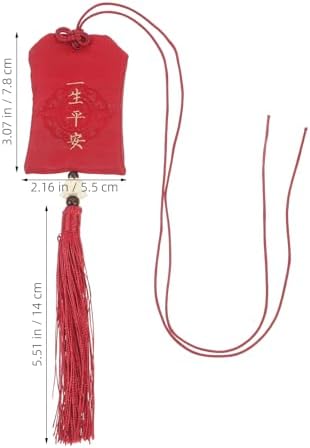 LUOZZY 3pcs Fabric Charm Bag Portable Fragrance Sachet with Tassel