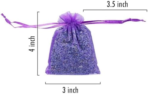 Premium Lavender Sachet Bags for Drawers and Closets 32 Count