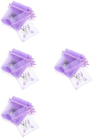 LUOZZY 80 Pcs Lavender Sachet Bags with Drawstring