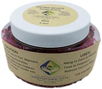 Rose Buds Scented Aroma Sachet Beads 5 Oz Jar