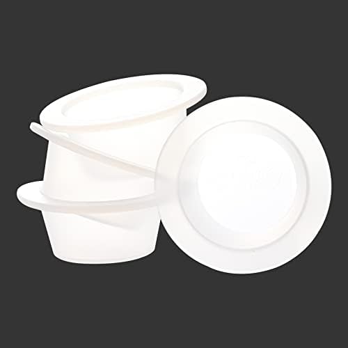 ASAWASA 4 Pcs Silicone Wax Warmer Liners Reusable
