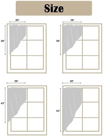 Green Palm Trees Swag Valances for Windows 36 Inch Set