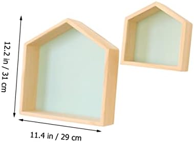 2pcs Modern Floating Shelves for Kitchen and Bathroom