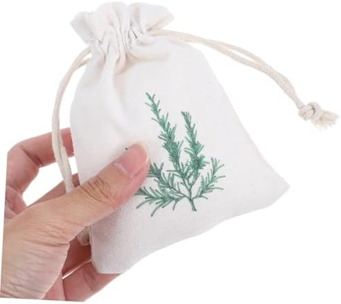 Mobestech 10pcs Drawstring Lavender Sachet Bags for Home Aroma Storage