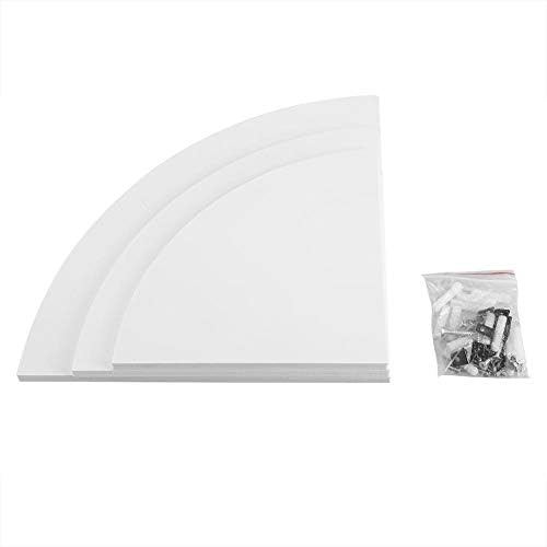 Nikou 3Pcs Corner Floating Shelf Wall Mount Storage