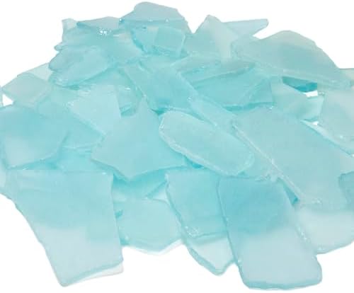 CYS EXCEL Sea Glass 16 Ounces Aqua Blue Vase Filler