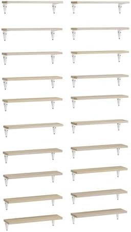 Wallniture Arras Floating Shelves Set of 20