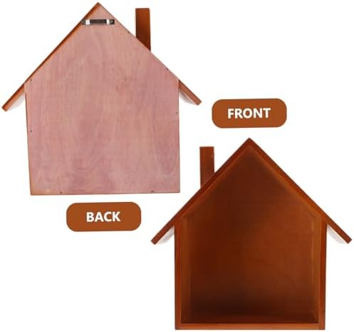 Wooden Floating Wall Shelf Decorative Storage Corner Mount