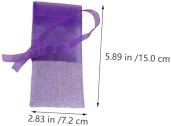 COLLBATH 24pcs Lavender Sachets Empty Bags for Home Fragrance