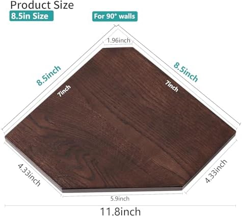 Conamily Corner Shelf Wall Mount Set of 2