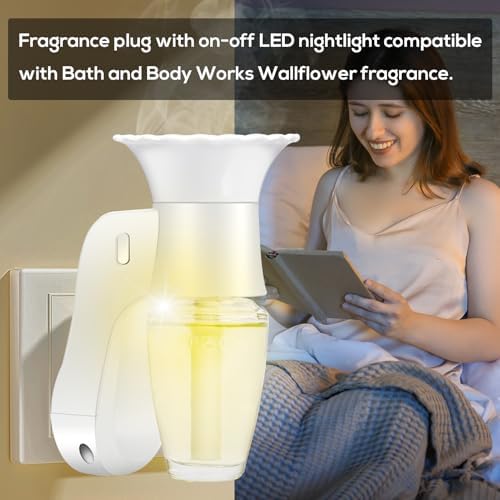 2PCS Wall Fragrance Plug with Light and Control