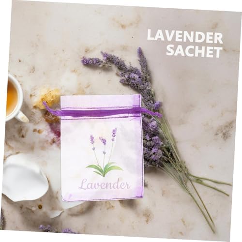 MAGICLULU 20pcs Lavender Sachet Bags Drawstring Empty Storage Pouches