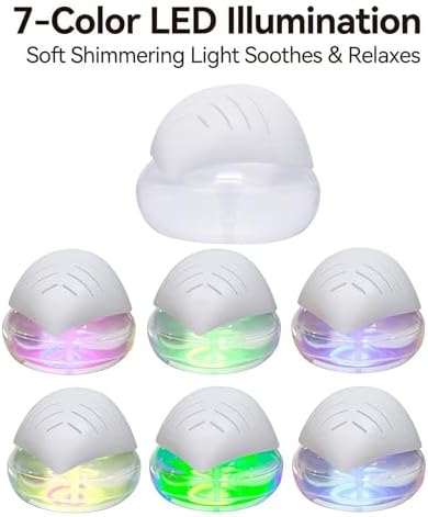 Air Purifier with 4 Bottles of Perfume Blue LED Night Light