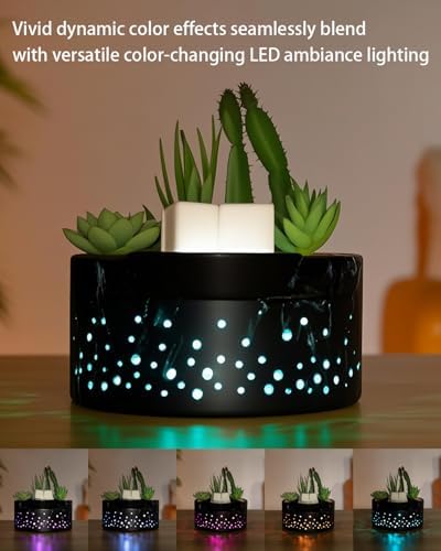 Ceramic Wax Melt Warmer 4-in-1 with LED Light