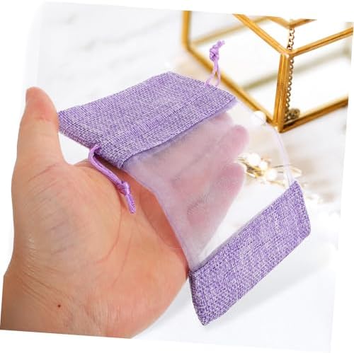 MAGICLULU 10 Pcs Empty Lavender Sachet Bags with Drawstring Closure