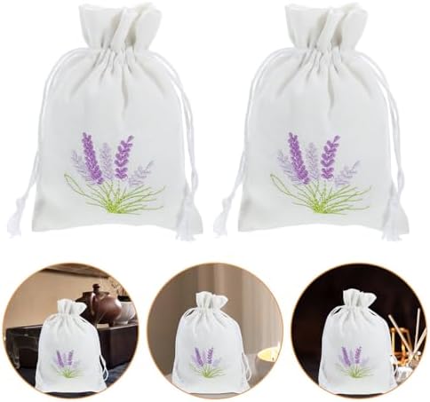 LUOZZY 12pcs Drawstring Sachet Bags for Candy and Lavender