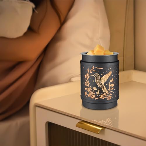 Hummingbird Metal Wax Warmer - Electric Candle Oil Melter for Home Fragrance
