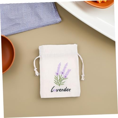 5pcs Lavender Sachet Bags with Drawstring for Home and Car Use