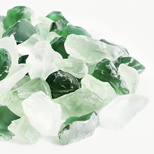 Ausluru 5LB Frosted Sea Glass Vase Fillers