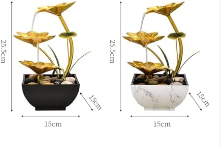 White Tabletop Fountain for Home Decor and Financial Attraction