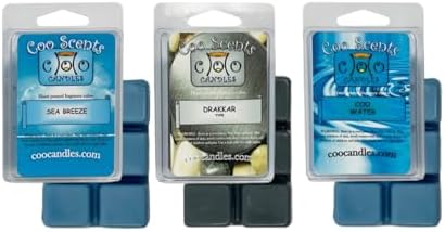 Cool Man Cave Mix Scented Wax Melts 3 Pack - USA Made