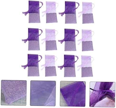 Lavender Sachet Bags 24 Pack for Home Fragrance and Wardrobe Storage