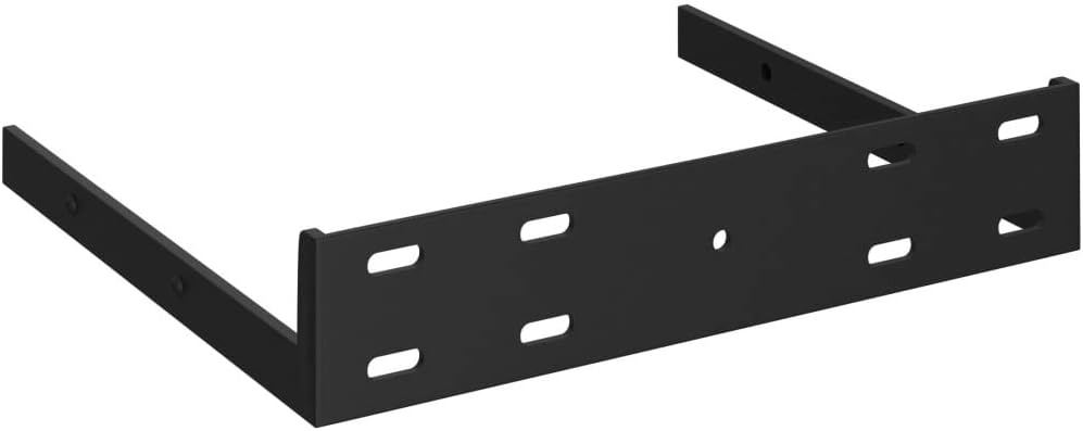 vidaXL Floating Corner Shelf Gray 138x138x15 Honeycomb MDF