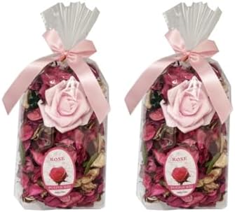 Gkwet Home Fragrance Perfume Bags Rose 5 Ounces x 2