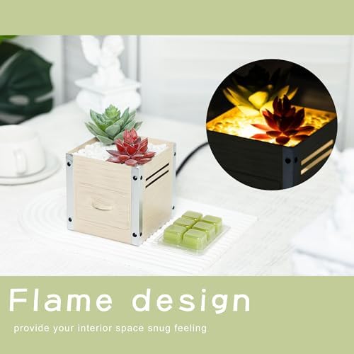 GXD Artificial Succulent Wax Warmer with LED Light