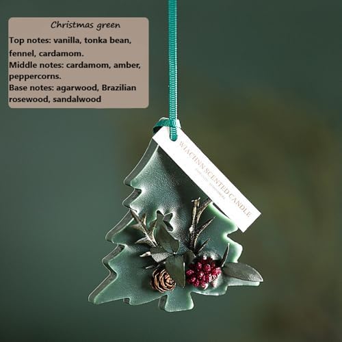 3 Pack Scented Wax Sachets with Christmas Tree Design