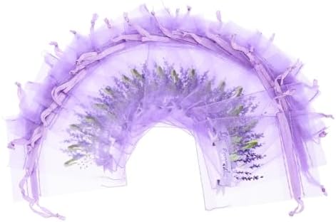 LUOZZY 80 Pcs Lavender Sachet Bags with Drawstring