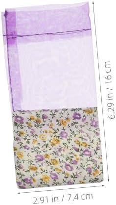 CHILDWEET 10pcs Organza Lavender Sachet Bags with Drawstring Closure