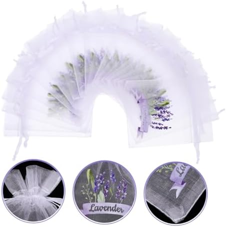 CORHAD 20pcs Empty Perfume Bags Drawstring Closure for Lavender Potpourri