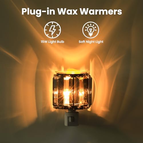 SingPad Plug-In Fragrance Warmer - Crystal Electric Wax Melt Burner